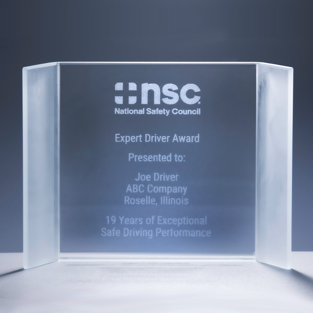 Expert Driver Crystal Award