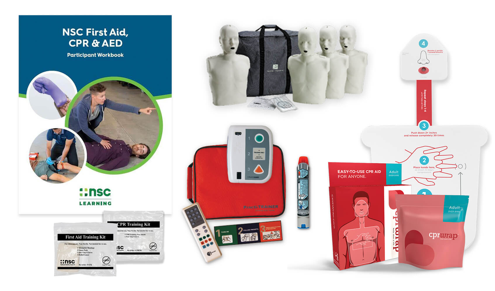 New FA/CPR/AED Instructor Bundle Adult and Infant - Prestan