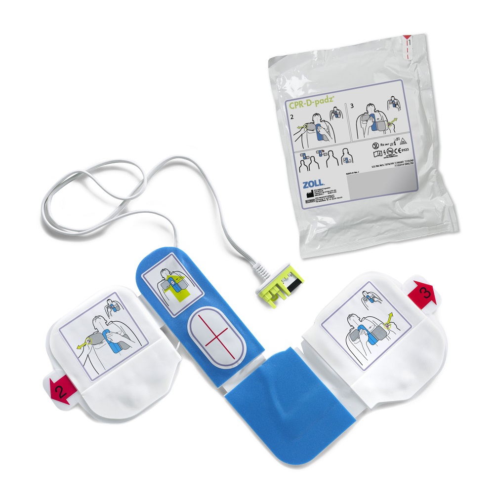 LIFEPAK CR2 Replacement AED Trainer Electrodes, 1-set